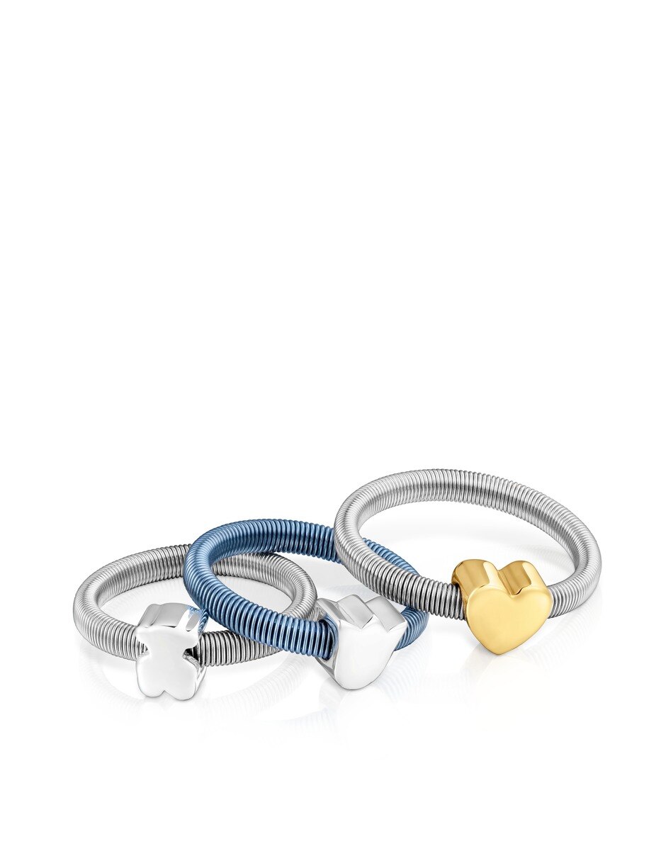 Anillo de plata vermeil P 925 con acabado baño de oro 2