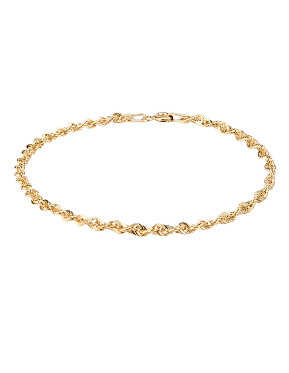 Pulsera de oro 14 K con acabado brillante 3