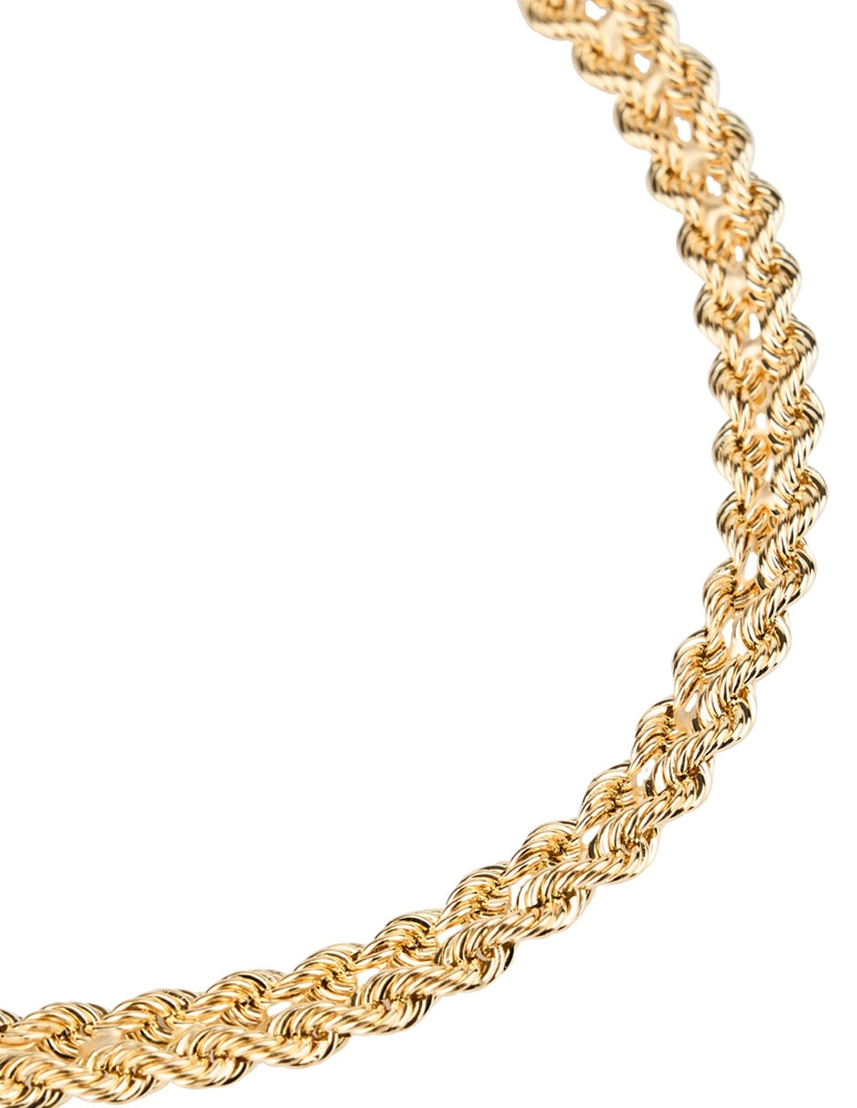 Pulsera de oro 14 K con acabado brillante 2