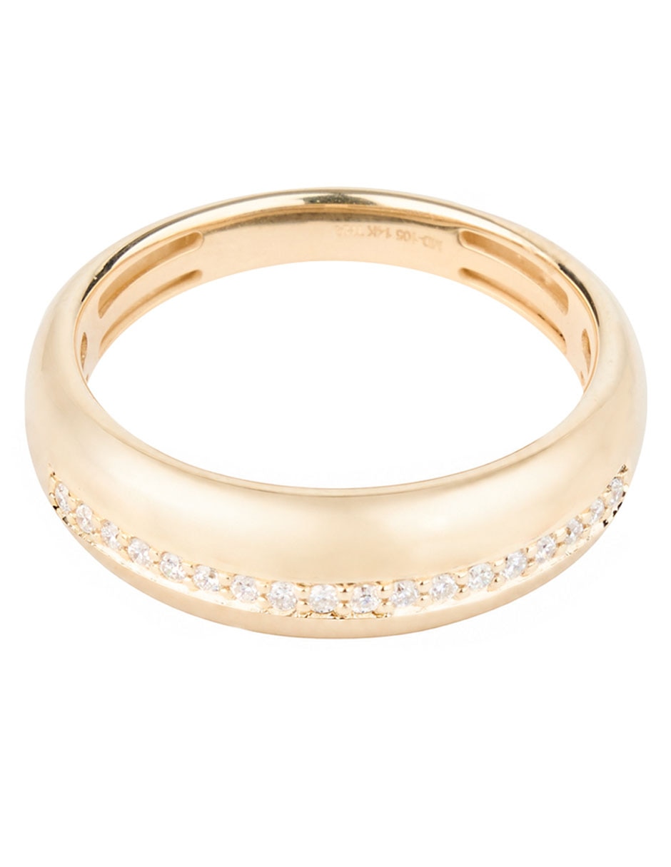 Churumbela de oro 14 k diamante