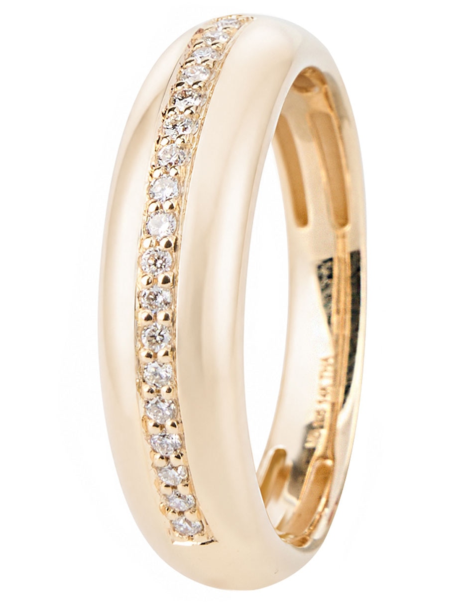 Churumbela de oro 14 k diamante 2