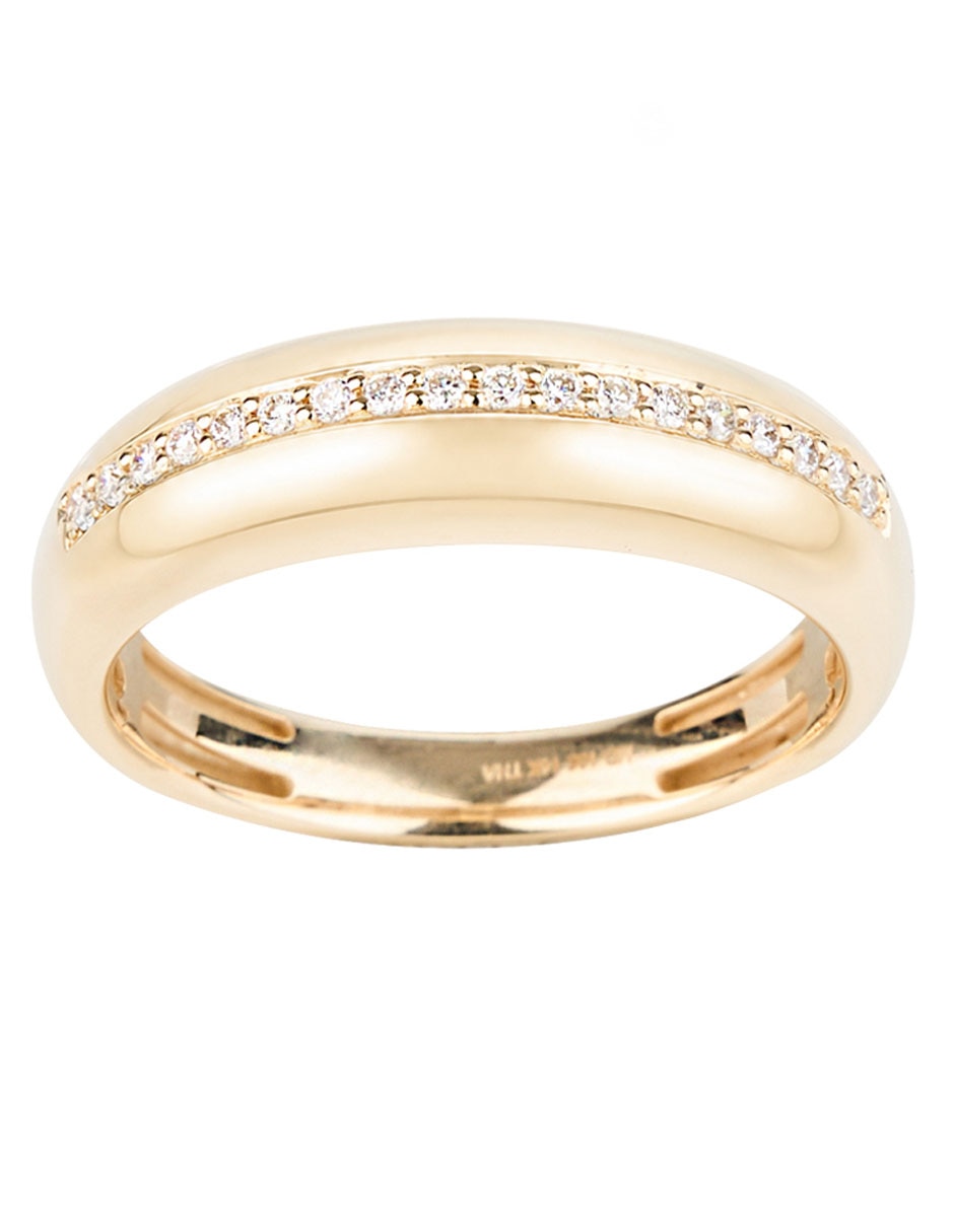 Churumbela de oro 14 k diamante 3