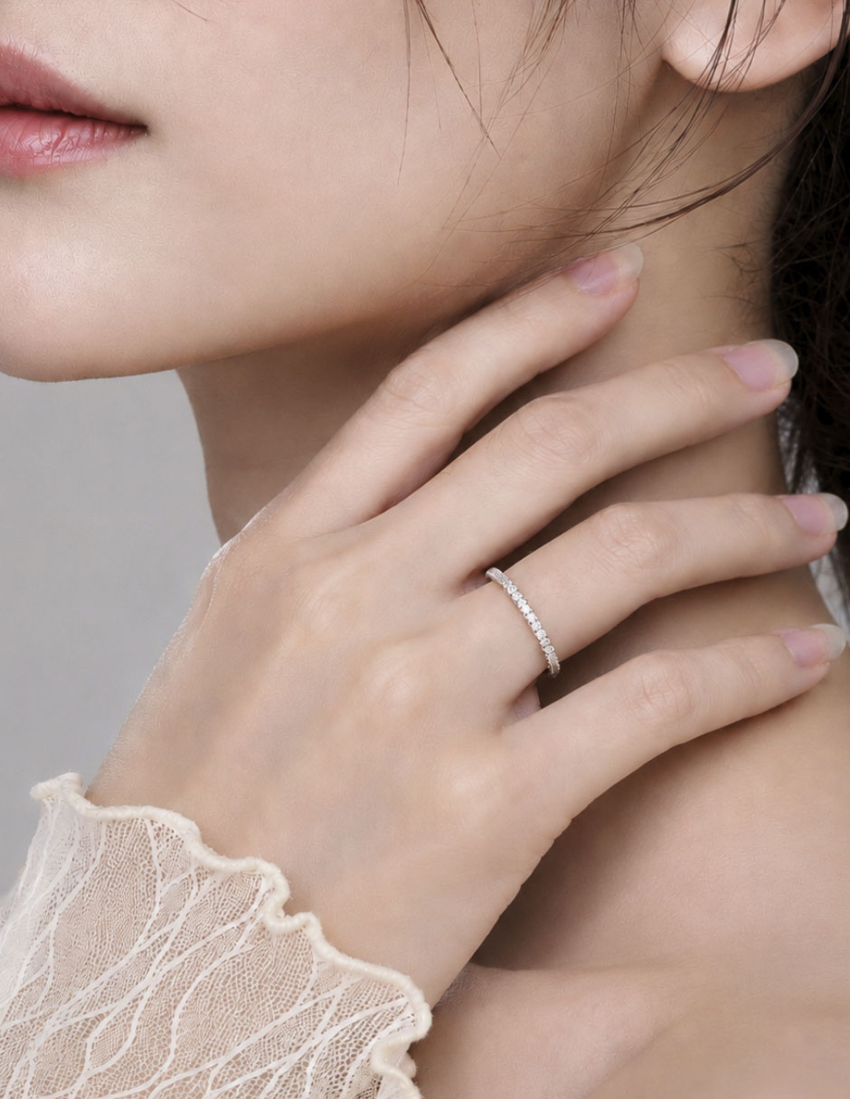 Churumbela de oro 14 k diamante 4