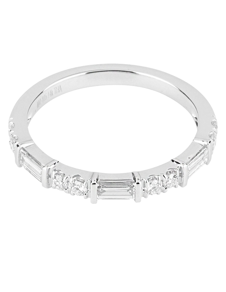 Argolla de Oro 14 K de diamante