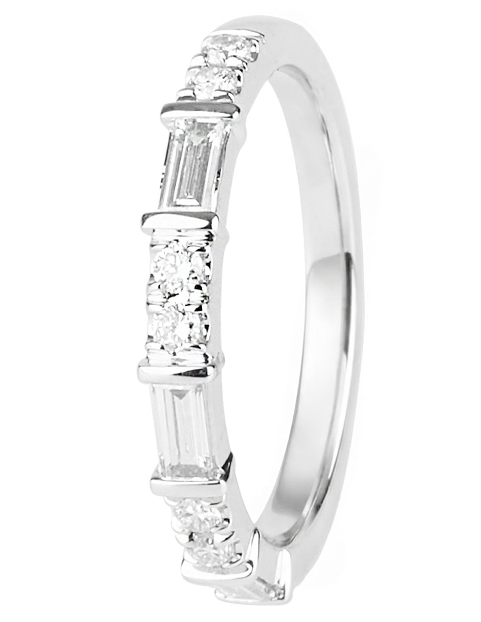 Argolla de Oro 14 K de diamante 2
