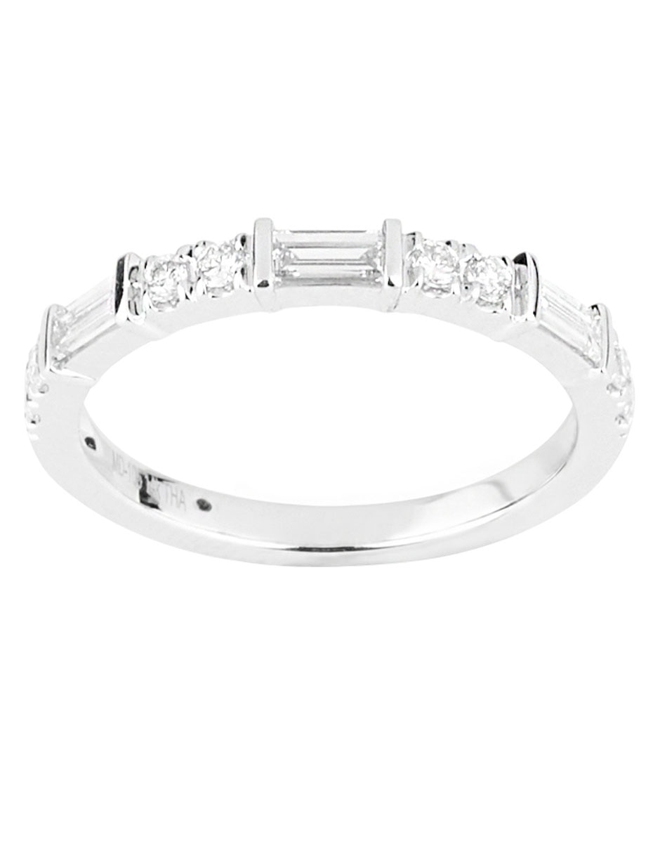 Argolla de Oro 14 K de diamante 3