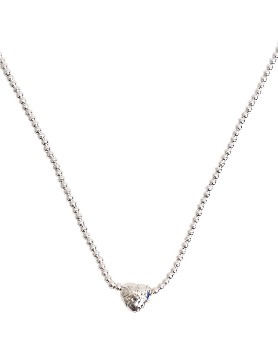 Collar de corazón Fashion de plata P 925
