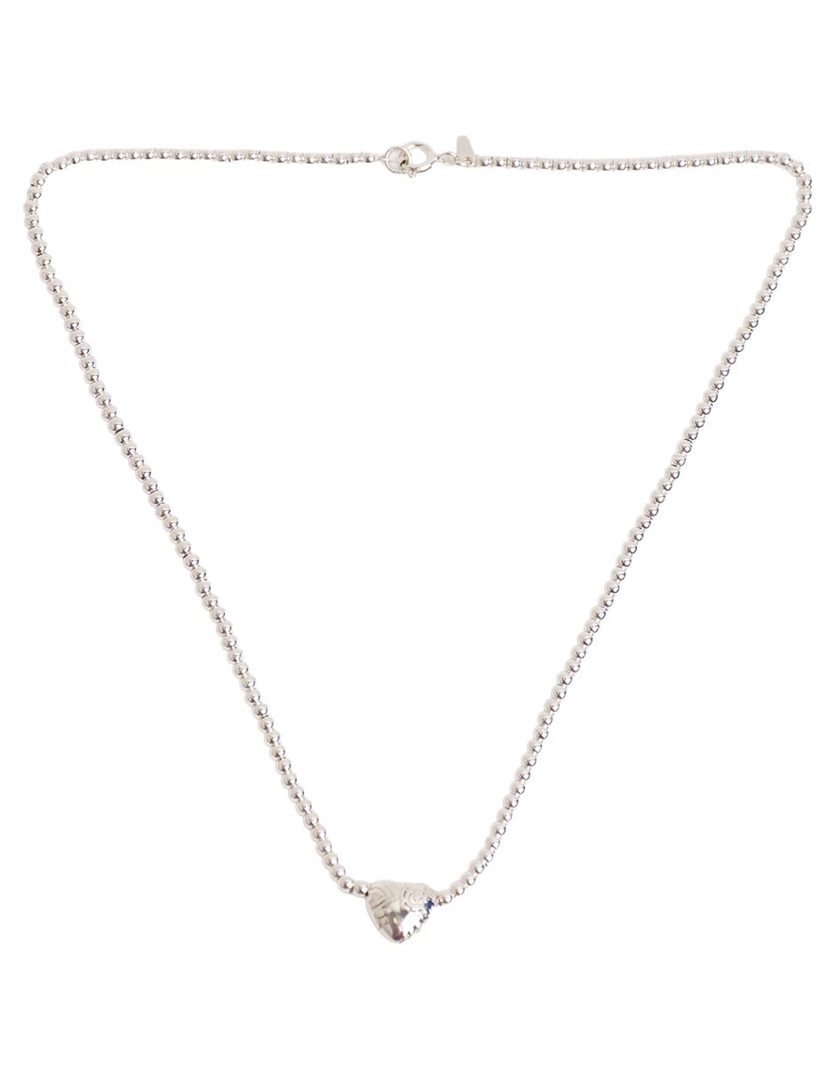 Collar de corazón Fashion de plata P 925