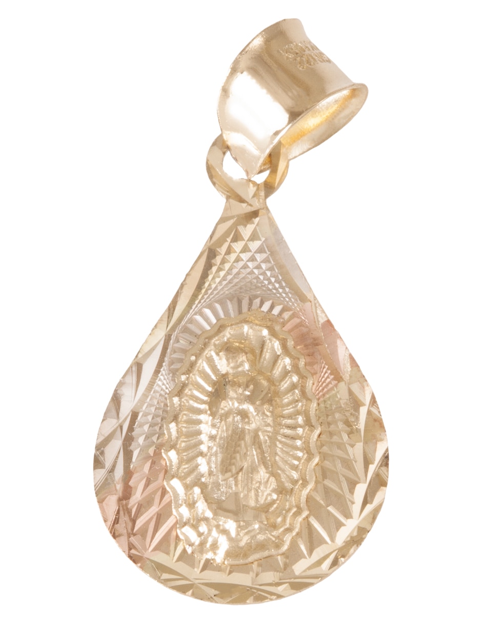 Medalla de gota de oro florentino 14 K