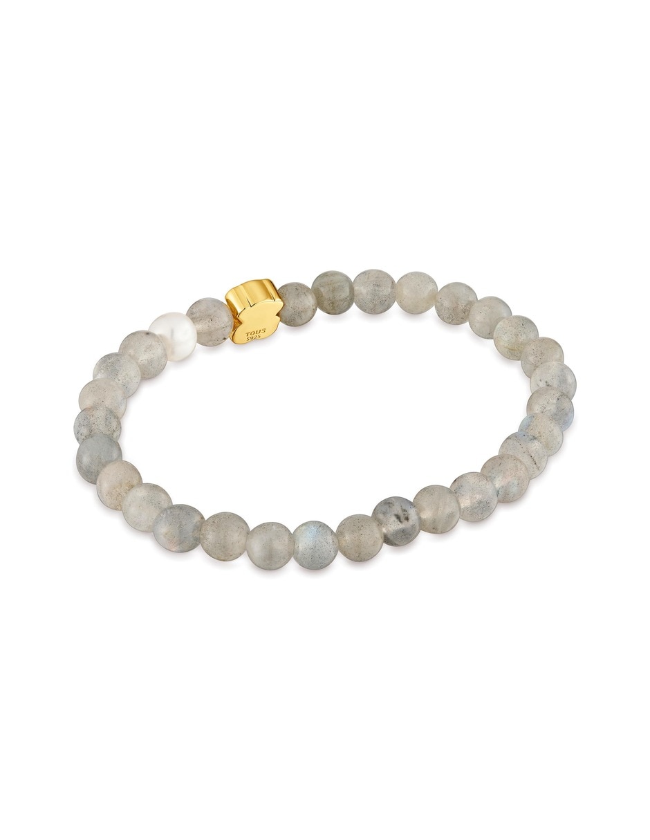 Pulsera con labradorita Tous Eureka acabado baño de oro 18 K 4