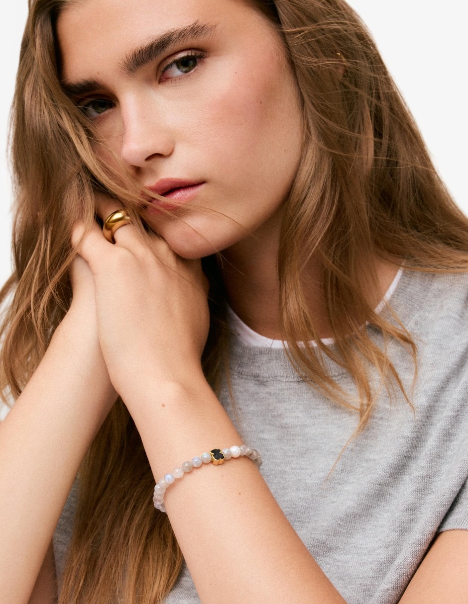 Pulsera con labradorita Tous Eureka acabado baño de oro 18 K 3