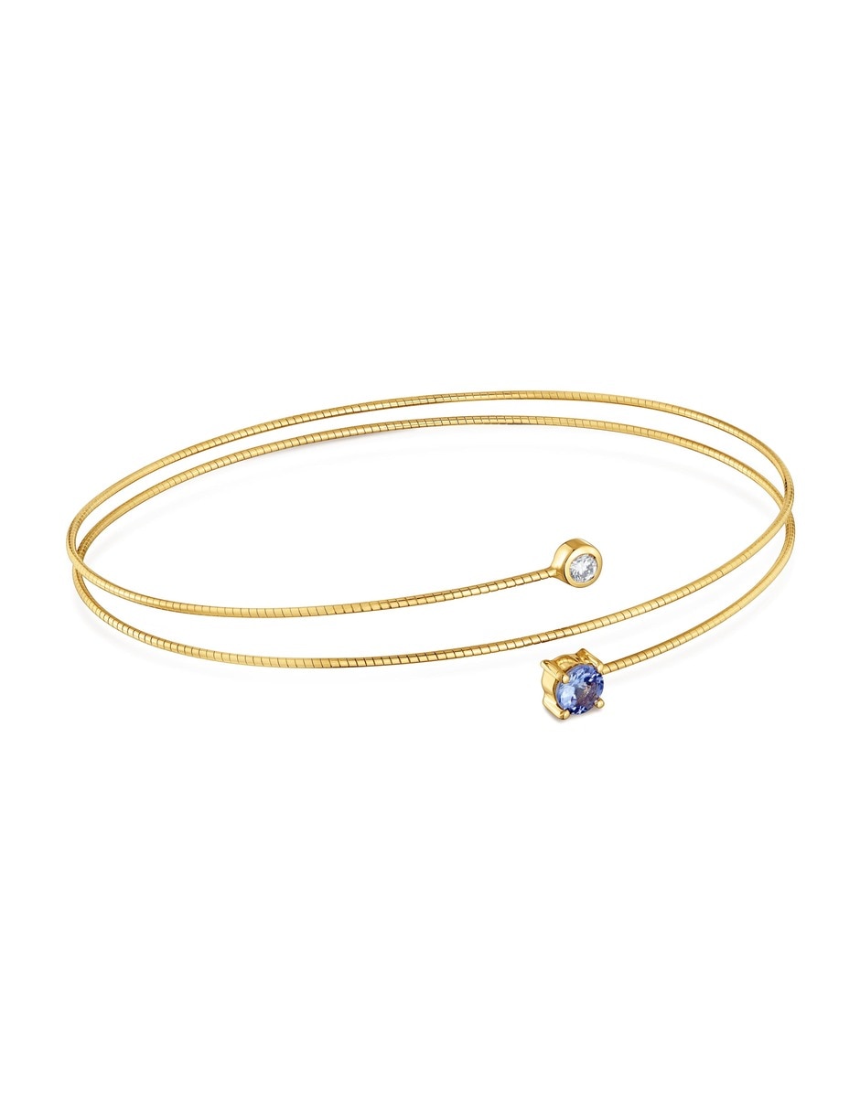 Pulsera de oro con diamante tous bucle