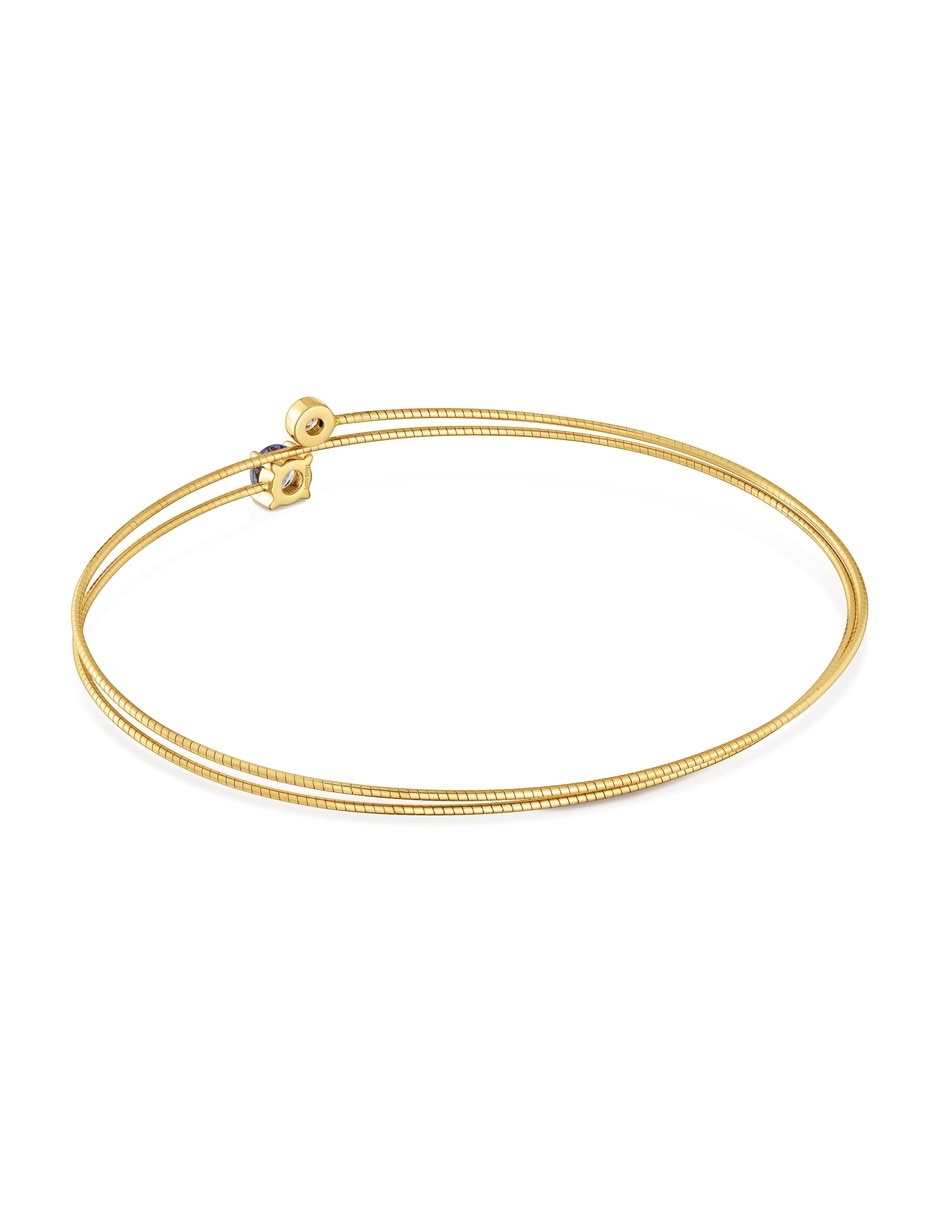 Pulsera de oro con diamante tous bucle