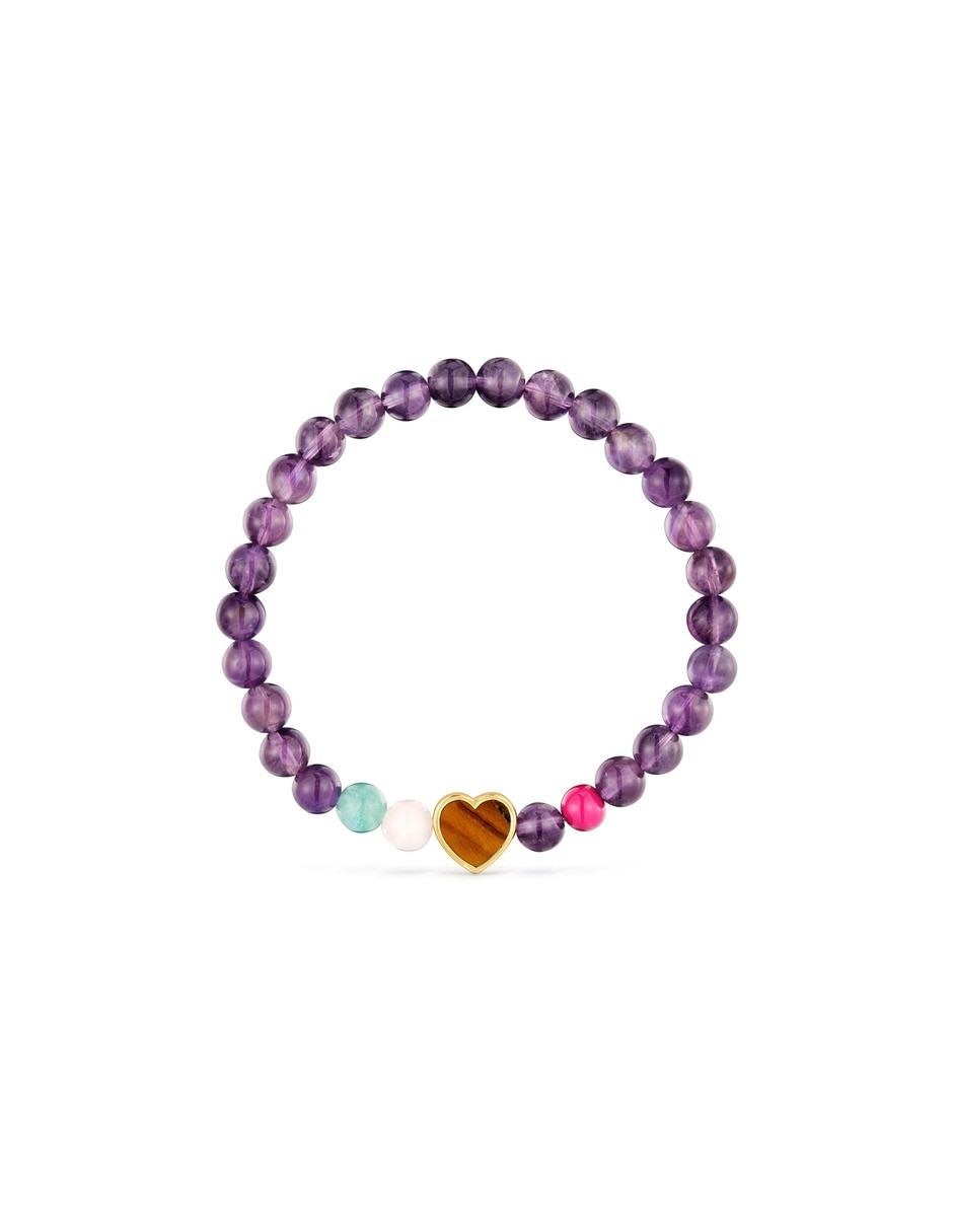 Pulsera con amatista Tous Eureka acabado baño de oro 5
