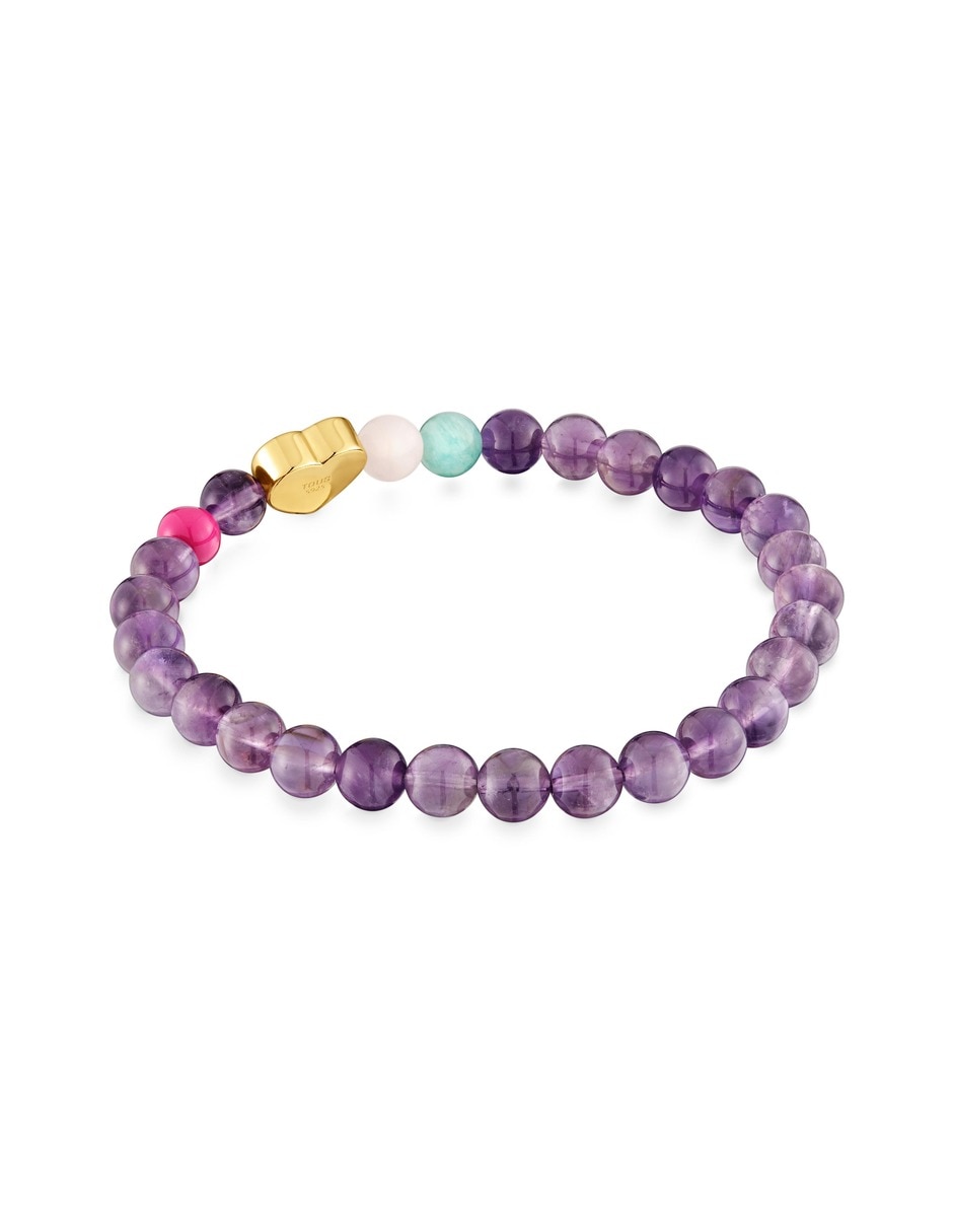 Pulsera con amatista Tous Eureka acabado baño de oro 4