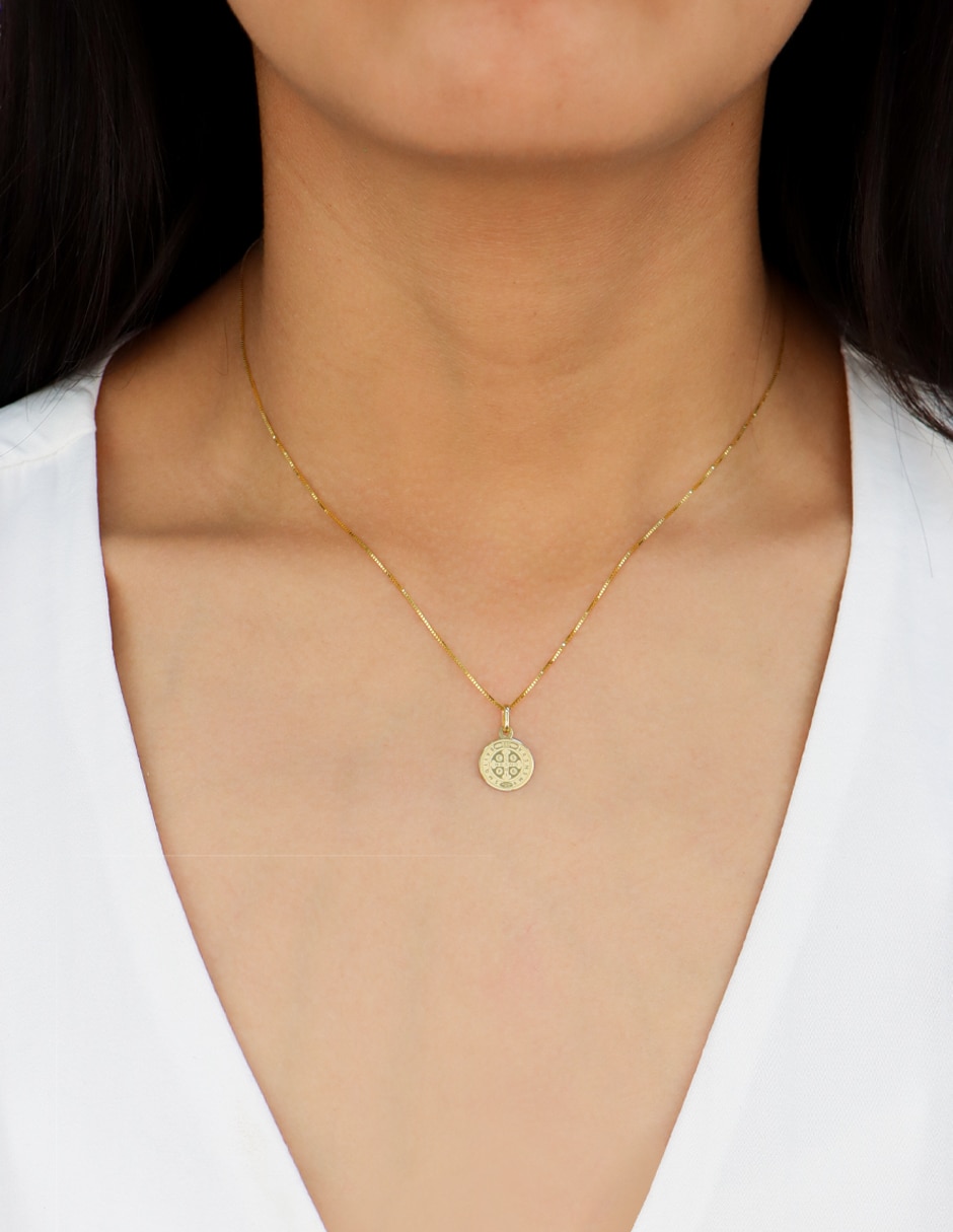 Medalla de Redonda DINASTI No aplica de Oro amarillo 14 K 2