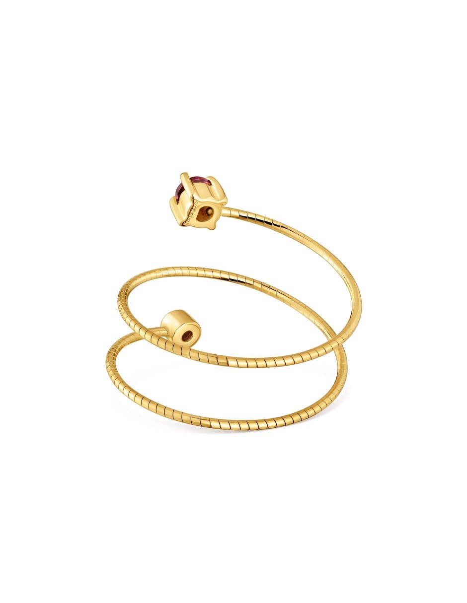 Anillo 9 k de oro amarillo diamante 4