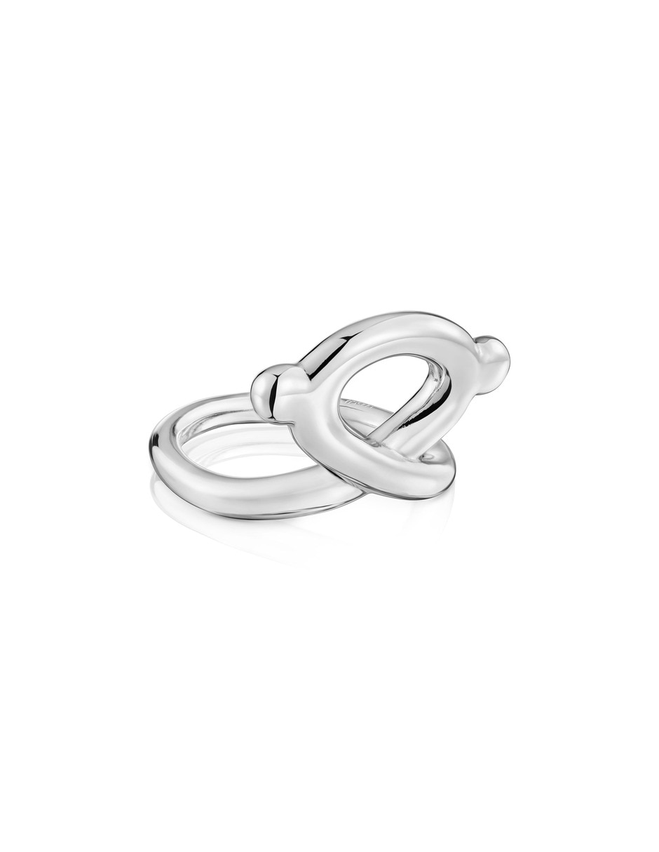 Anillo de oso 18 k de plata 5