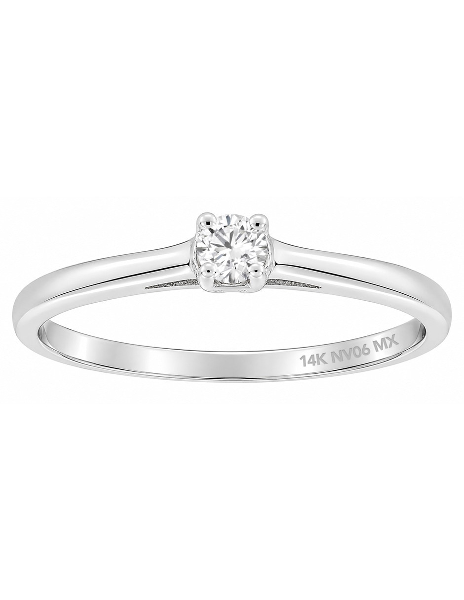 Solitario de 14 k diamante Solitario de 14 k diamante