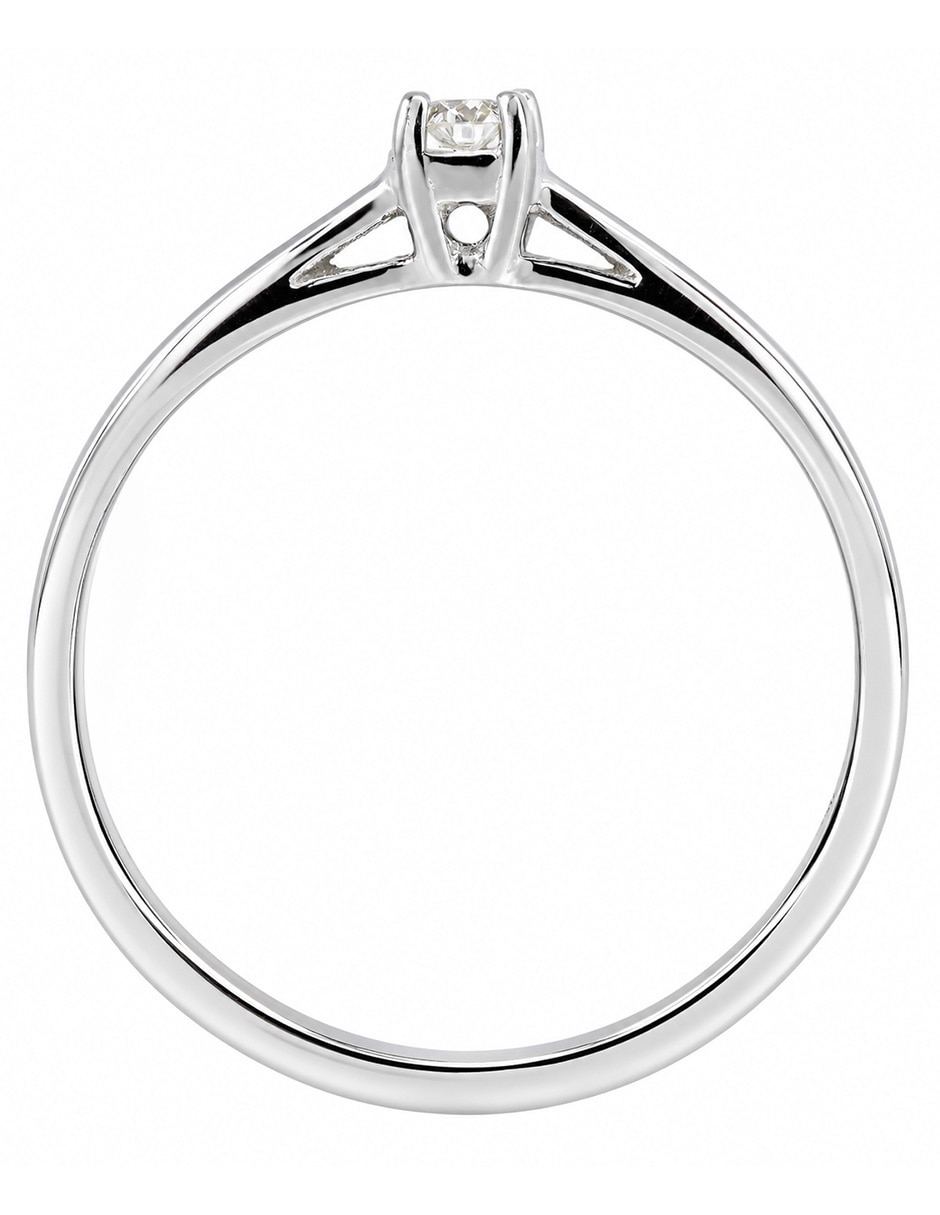 Solitario de 14 k diamante 4