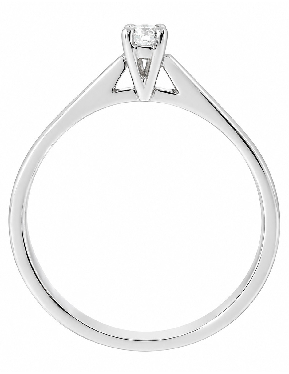 Solitario de 14 k diamante 4