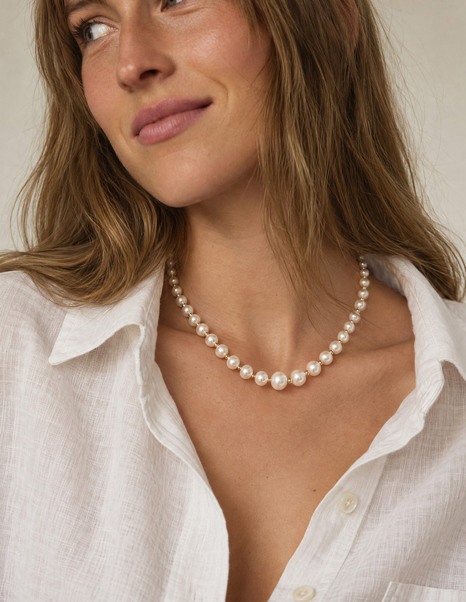 Collar de oro amarillo 14 k 2
