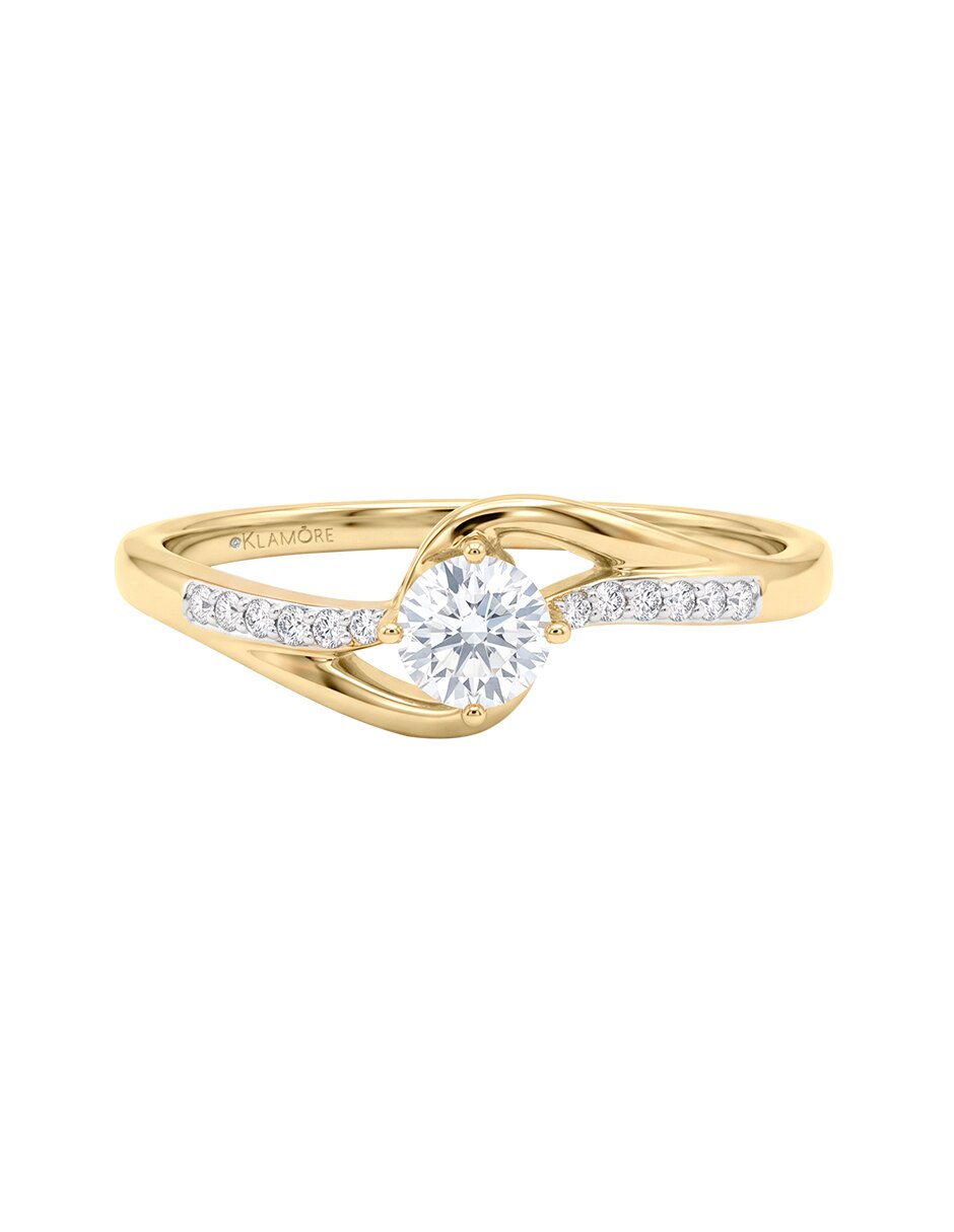 Anillo de compromiso de 14 k ADARA Diamante 2