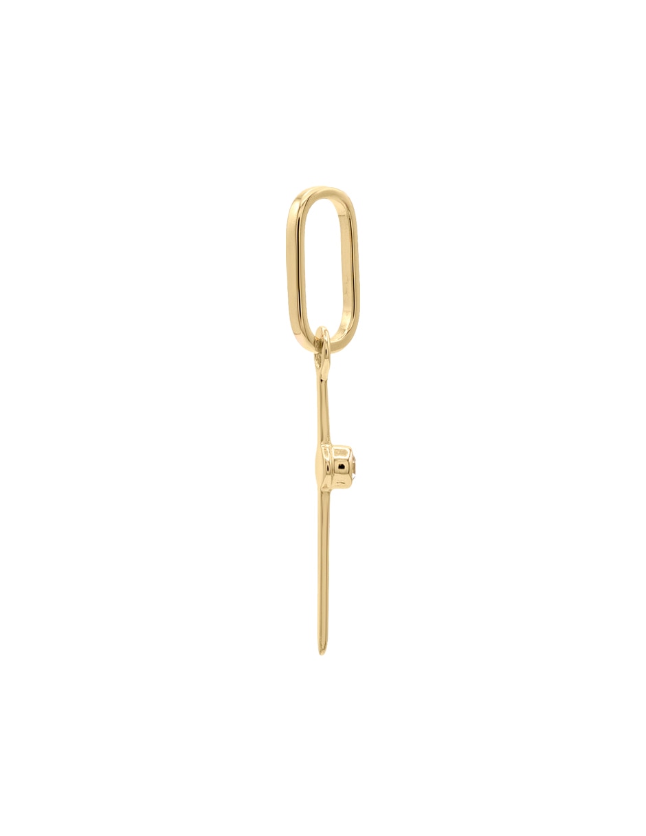 Colgante y dije de Cruz CRUZ No aplica de Oro amarillo 14 K 3