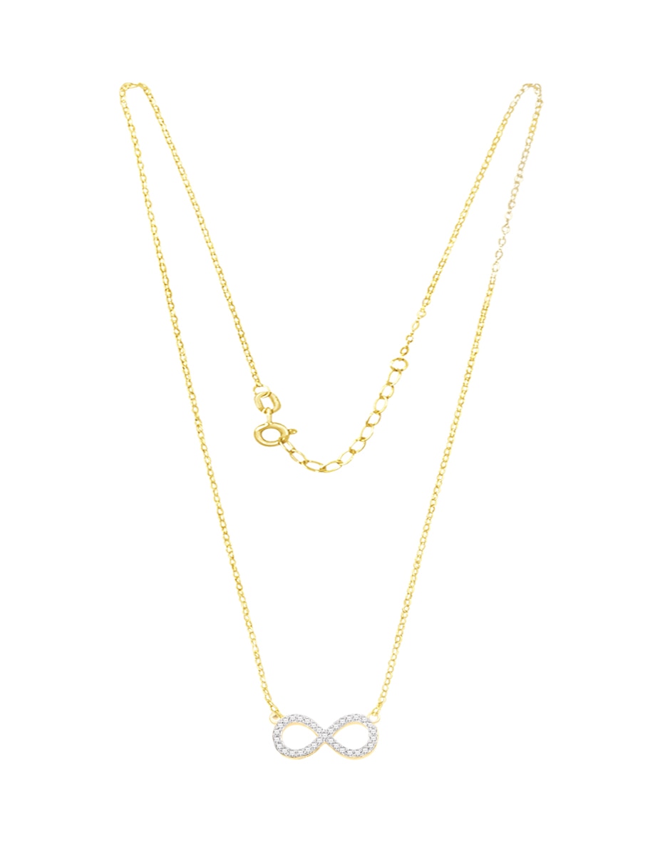 Gargantilla perpetuo de oro amarillo 14 k 4