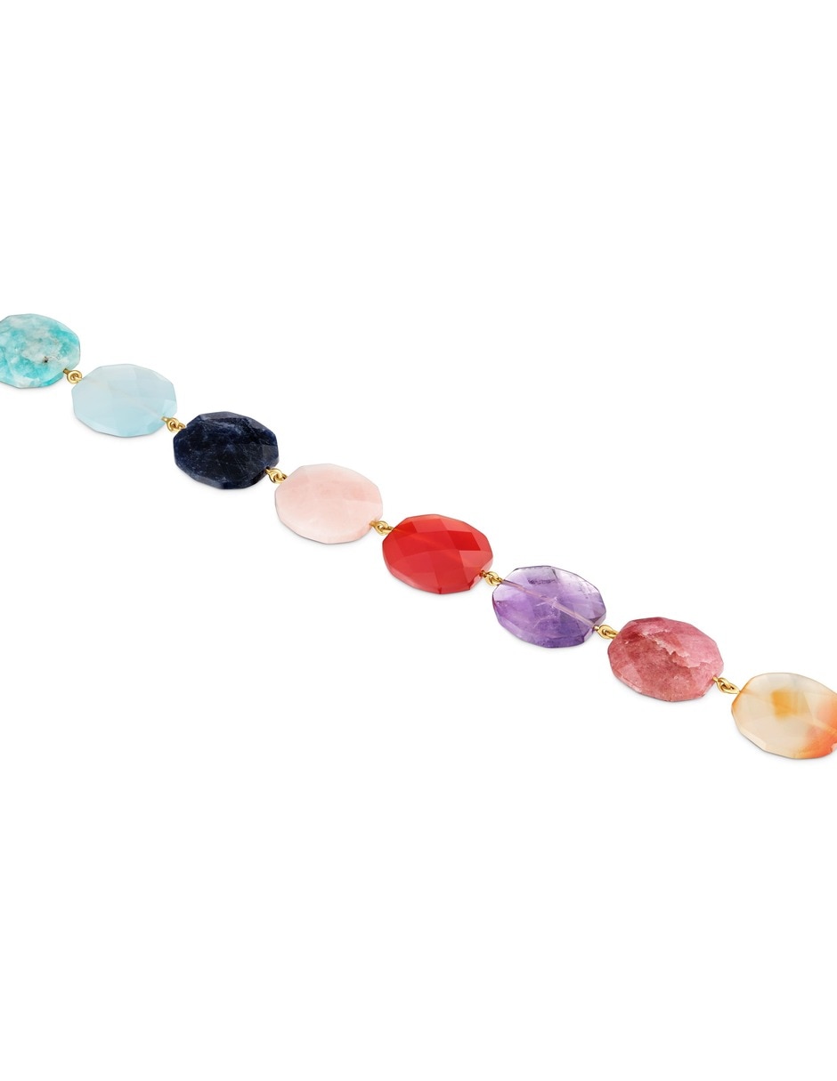 Pulsera de plata 18 k bold motif