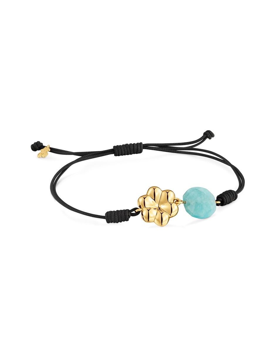 Pulsera de plata 18 k bold motif