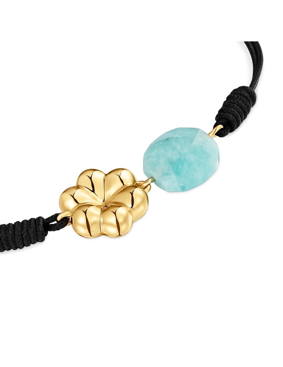 Pulsera de plata 18 k bold motif