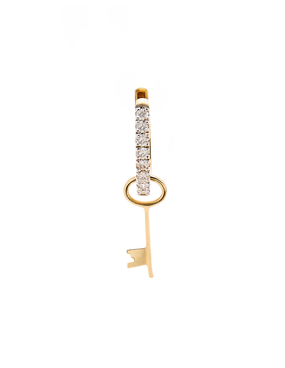 Piercing de oro amarillo 14 k con acabado pulido diamante