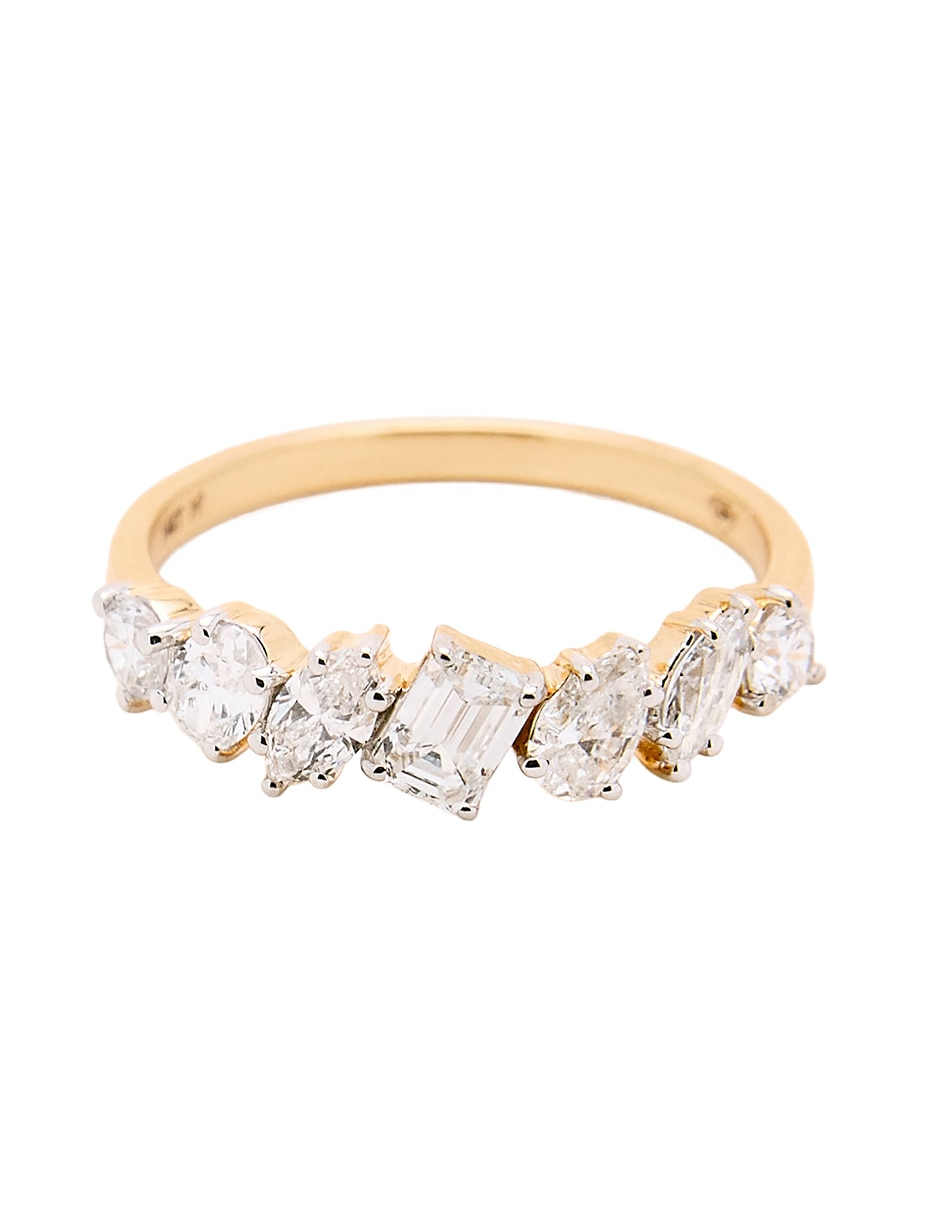 Anillo 14 k de oro amarillo pulido Anillo 14 k de oro amarillo pulido
