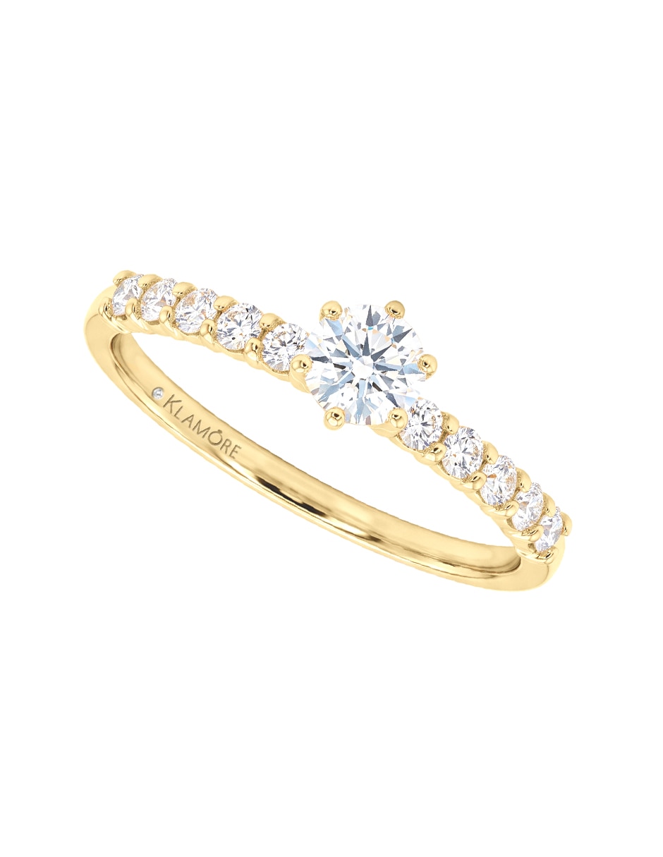 Anillo de compromiso de 14 k ORION Diamante Anillo de compromiso de 14 k ORION Diamante