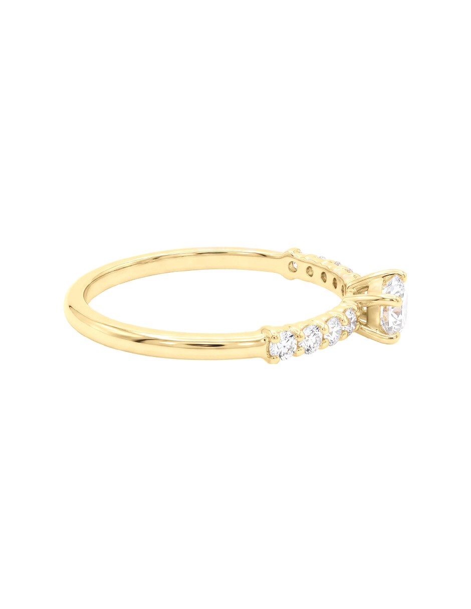 Anillo de compromiso de 14 k ORION Diamante 2