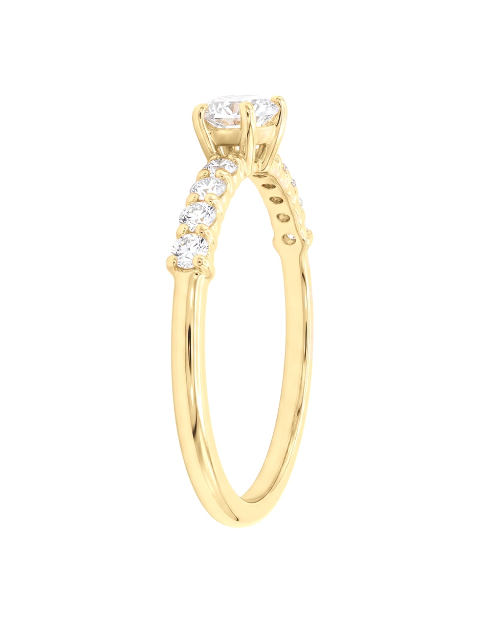 Anillo de compromiso de 14 k ORION Diamante 3