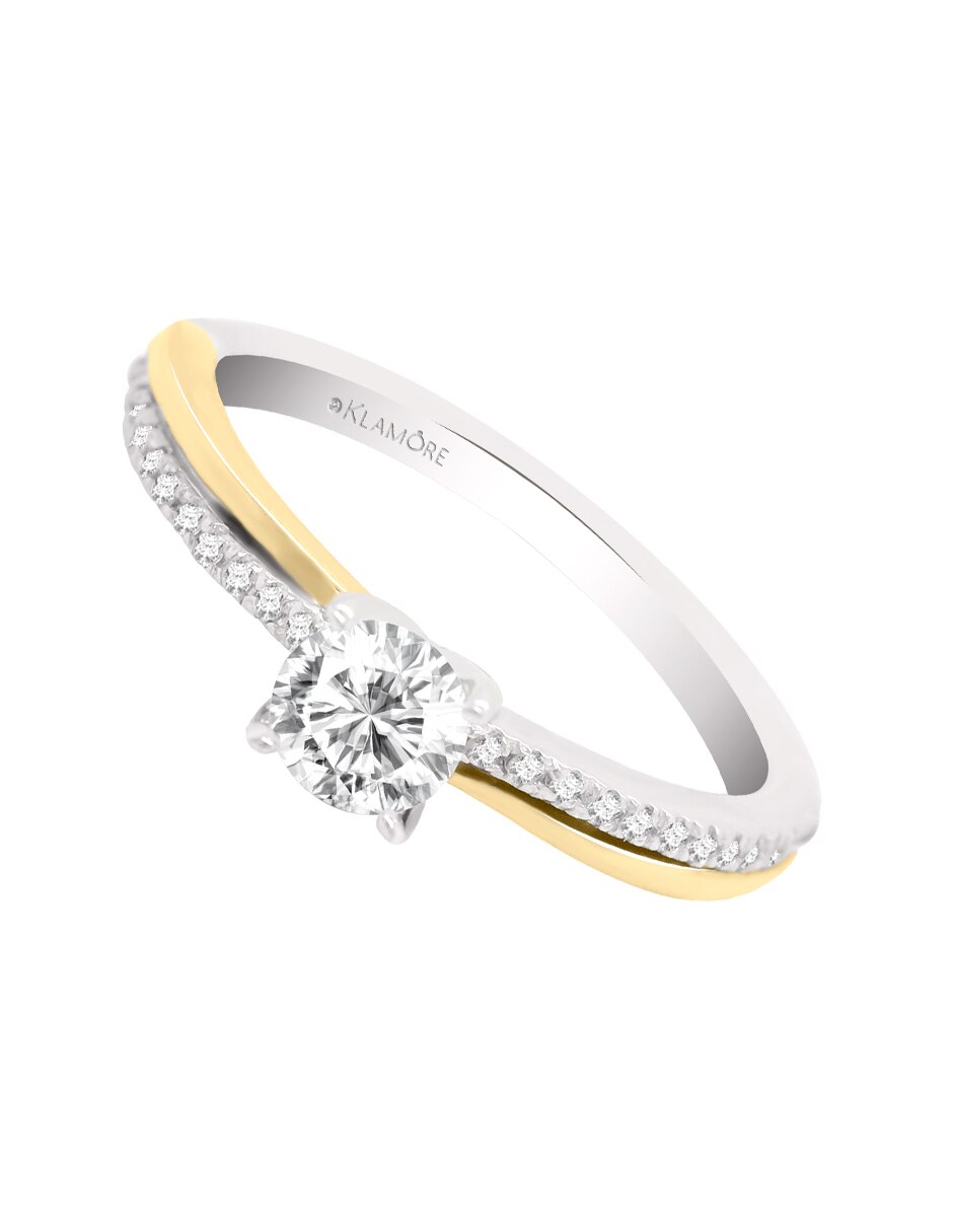 Anillo de compromiso de 14 k NIKE Diamante Anillo de compromiso de 14 k NIKE Diamante