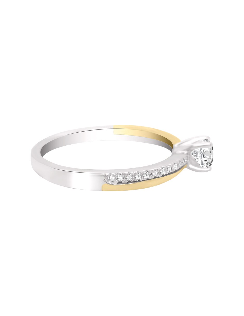 Anillo de compromiso de 14 k NIKE Diamante 4