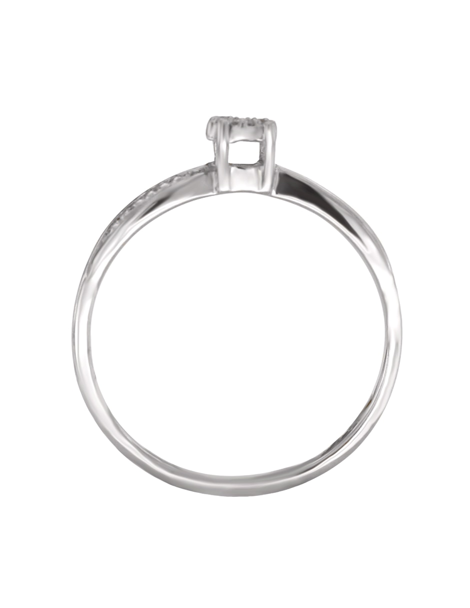 Anillo de compromiso de 14 k laia diamante 4