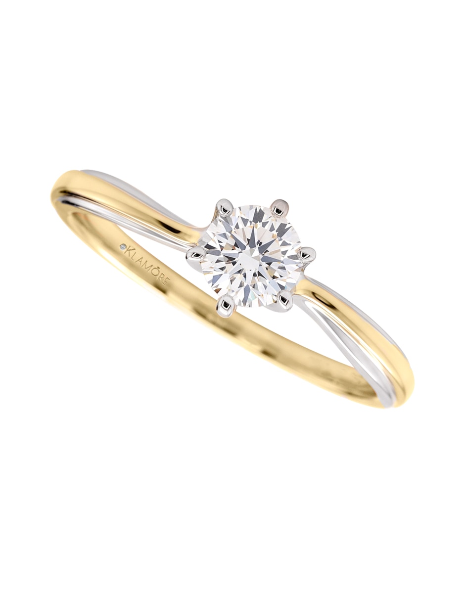 Anillo de compromiso de 14 k AALIYAH Diamante