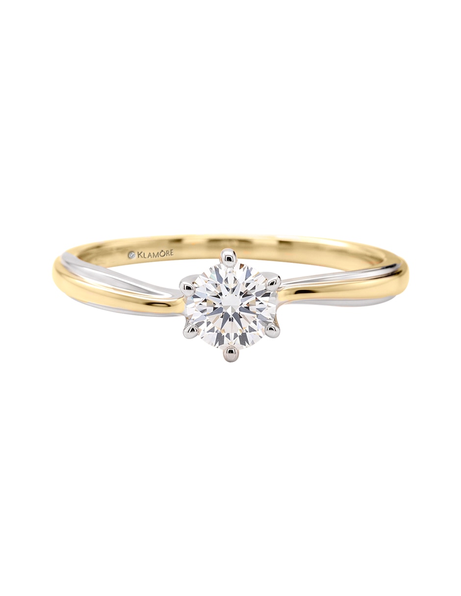 Anillo de compromiso de 14 k AALIYAH Diamante 2
