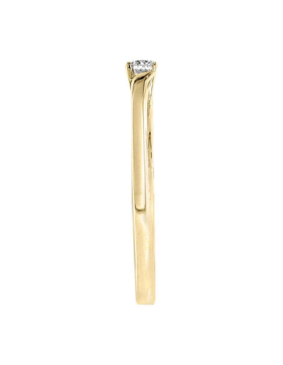 Anillo de compromiso de 14 k KAMILL Diamante 5