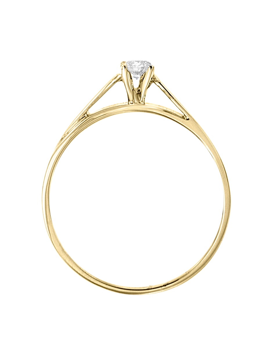 Anillo de compromiso de 14 k KAMILL Diamante 3
