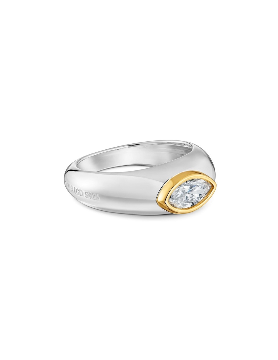 de (si aplica) STRAIGHT LGD No aplica 18 k de Plata Diamante Baño de oro 2