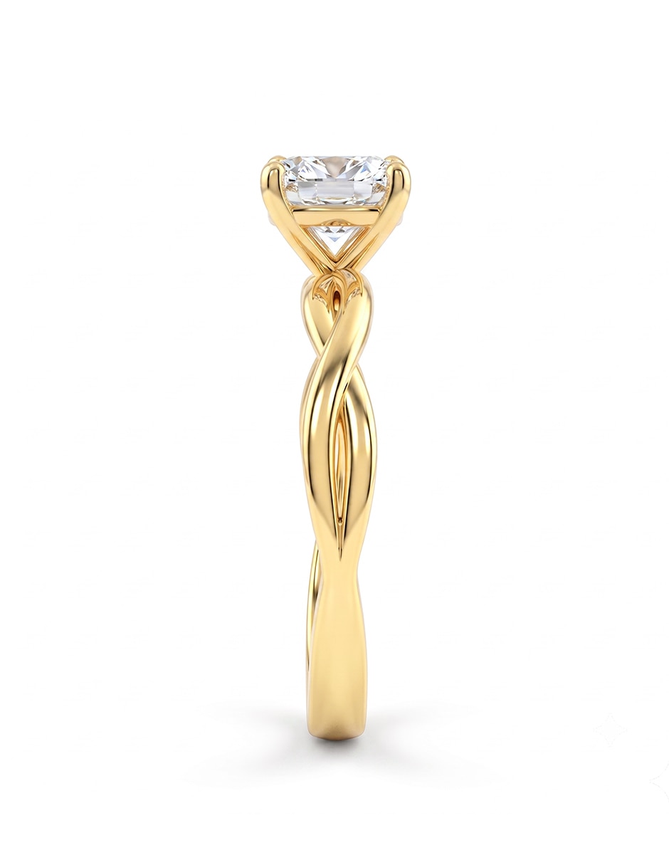Anillo de compromiso de 14 k 4