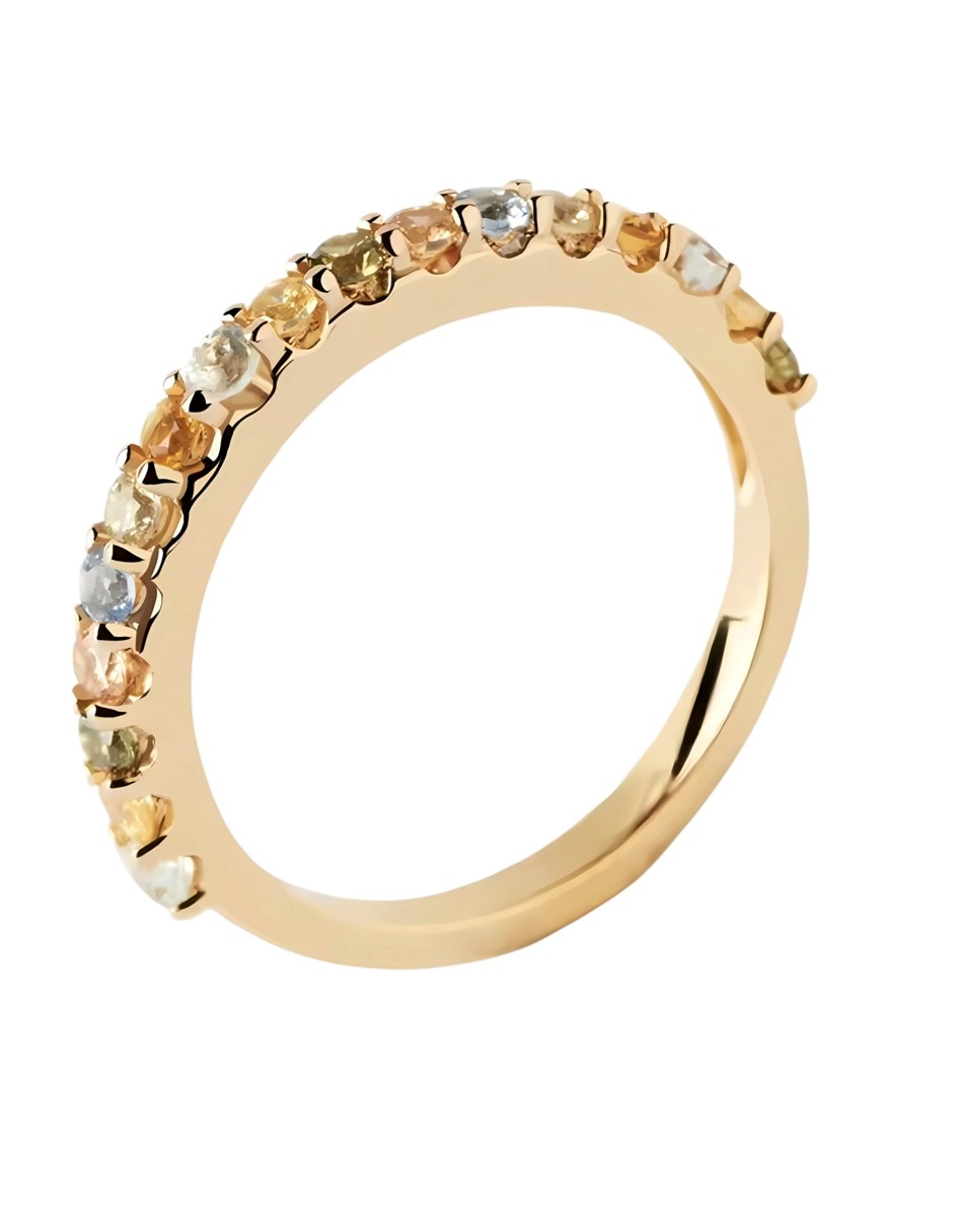 Anillo multi gemas de (si aplica) No aplica P 925 de Plata Circonita Brillante 5
