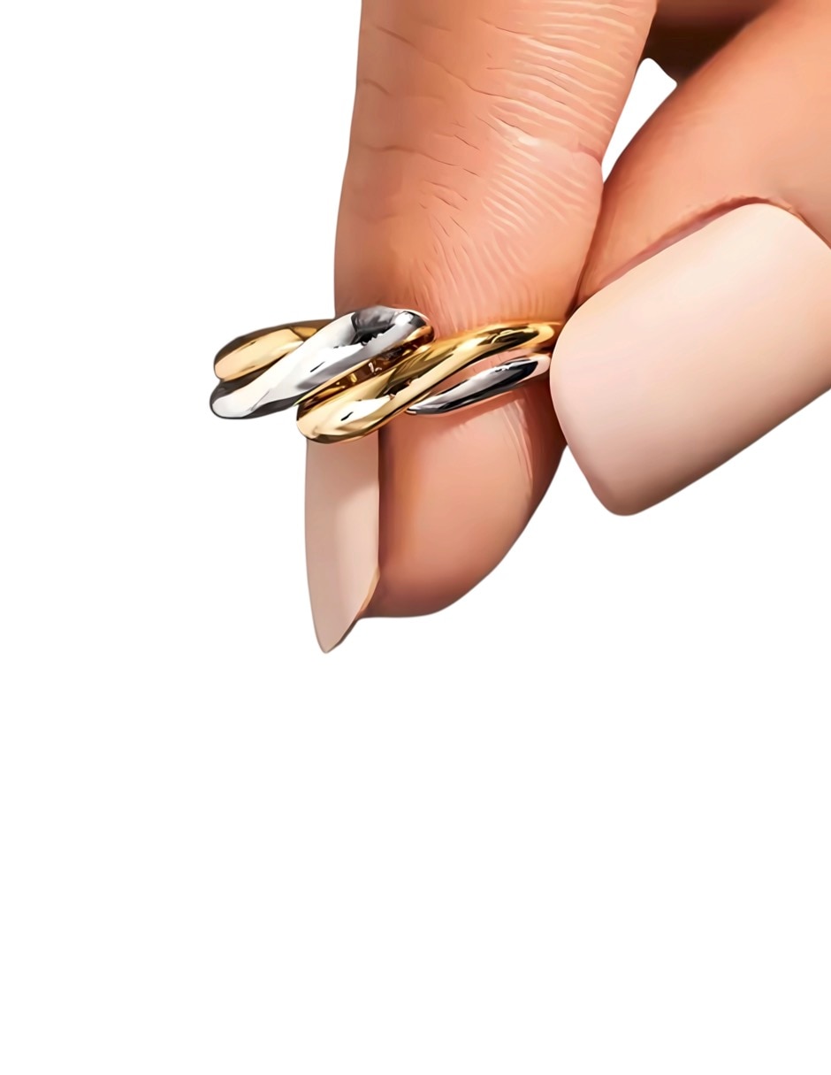 Anillo p 925 de plata brillante 3