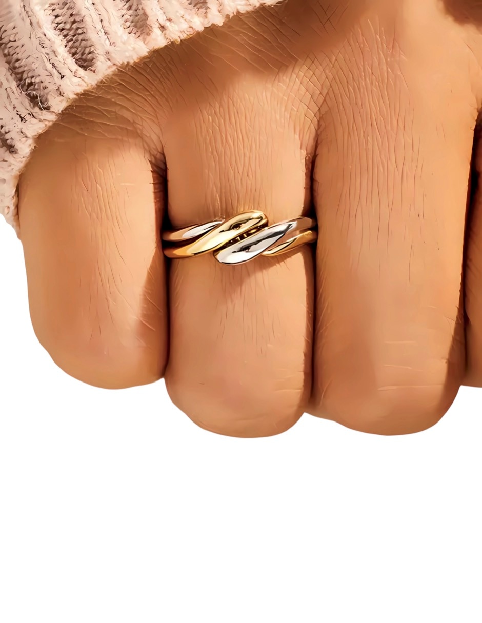 Anillo p 925 de plata brillante 2