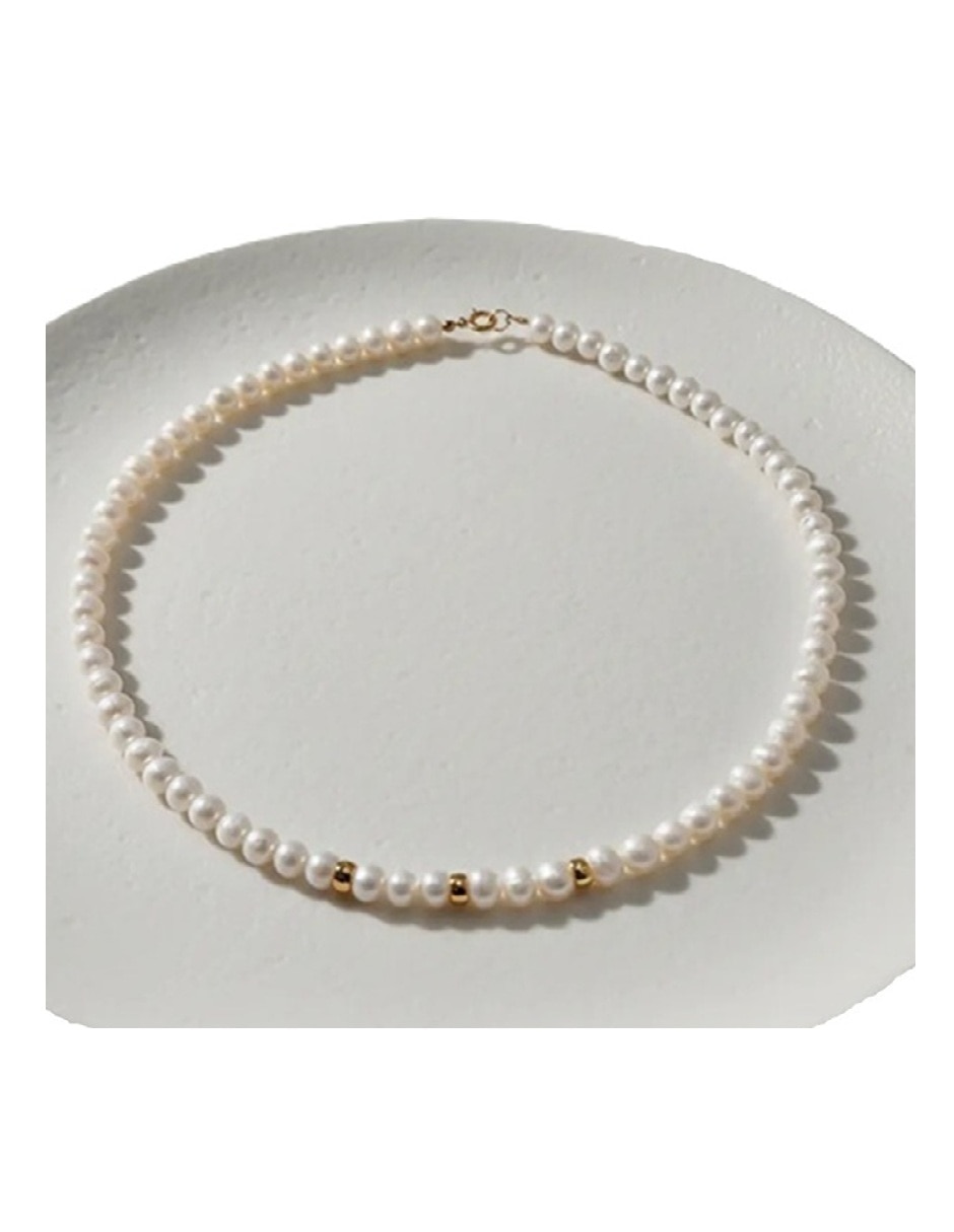 Collar México esfera Clásico de oro amarillo 14 K